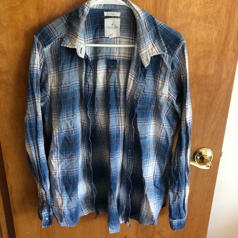 Blue flannel from AE!